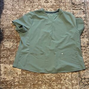 Fabletics Sage Green Short Sleeve Top